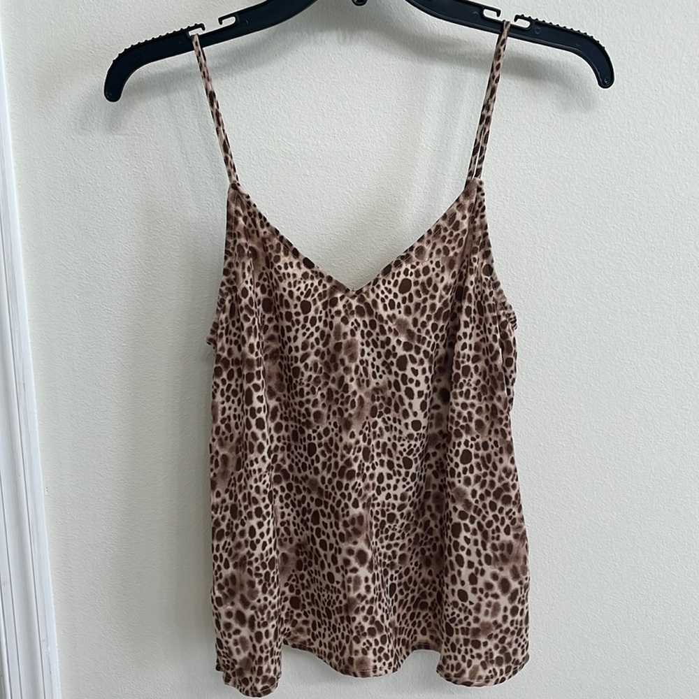 Cheetah print tank